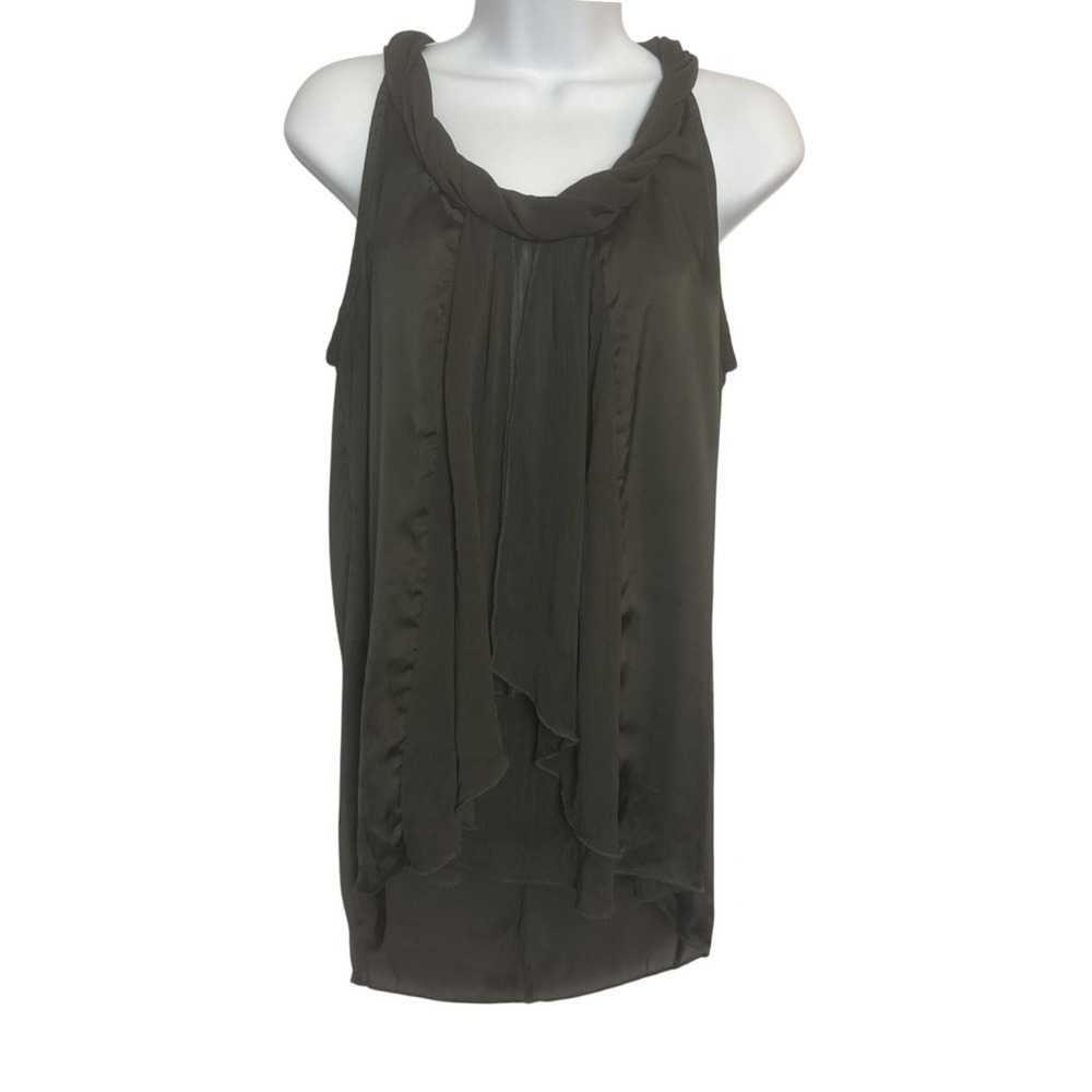 Anthropologie Lapis Womens Large Sleeveless Blouse Ruffles Layers Fairygrunge